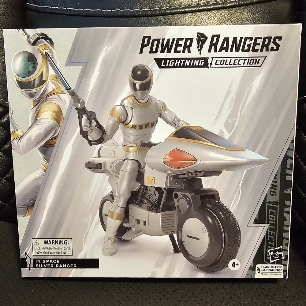 Power Rangers Lightning Collection in Space Silver ranger new